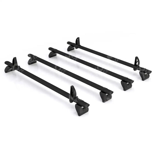 Kammbar Black For Volkswagen Crafter 2017 On - 4 Aluminium Bars