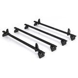 Kammbar Black For Volkswagen Transporter T5 2002-2015 - 4 Aluminium Bars