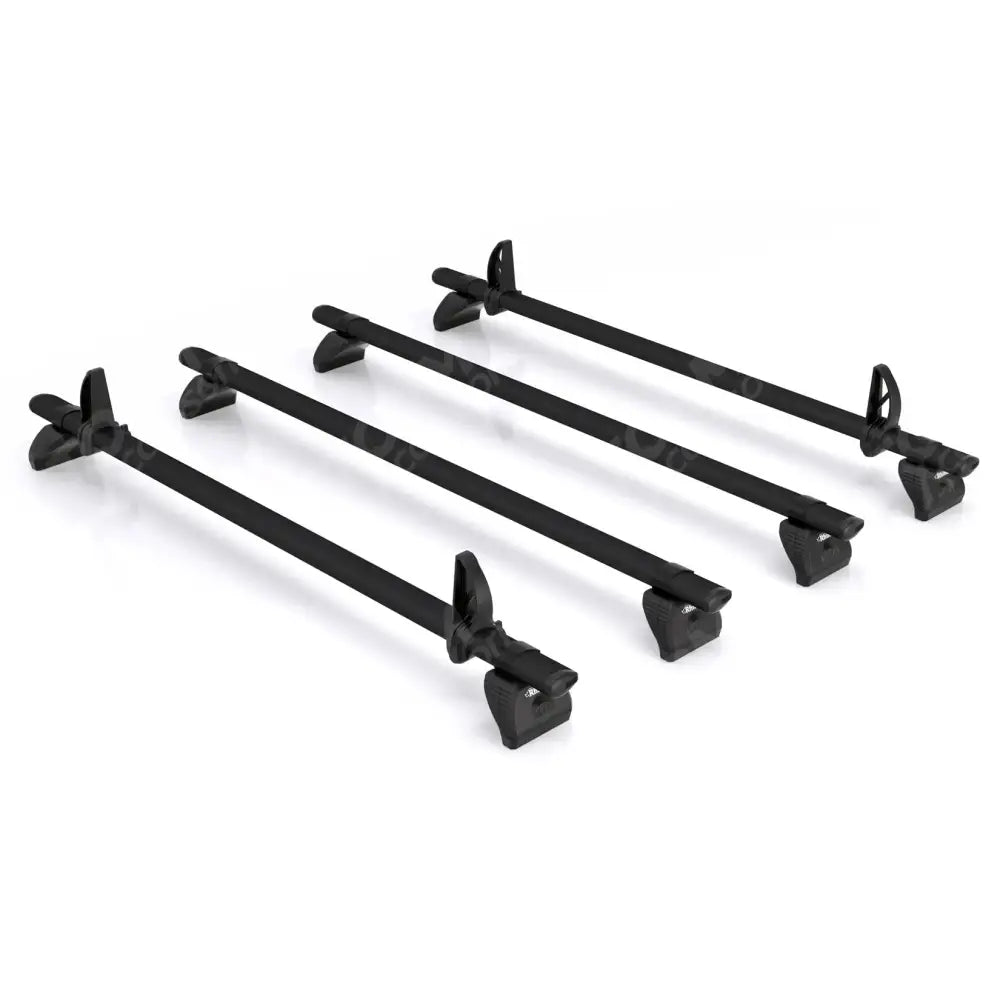 Kammbar Black for Volkswagen Transporter T5 2002-2015 - 4 Aluminium Bars