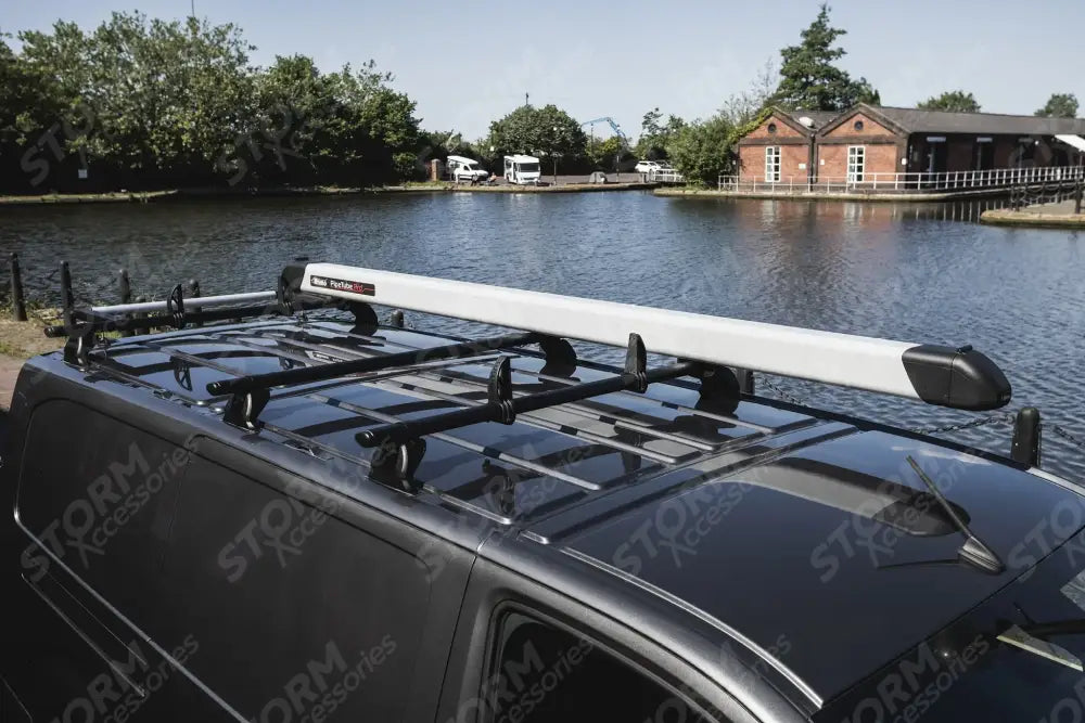 Kammbar Black for Volkswagen Transporter T5 2002-2015 - 4 Aluminium Bars