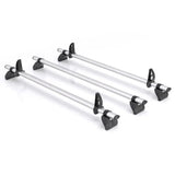 Kammbar Pro for Volkswagen Transporter T5 2002-2015 - Low Roof - 3 Aluminium Bars