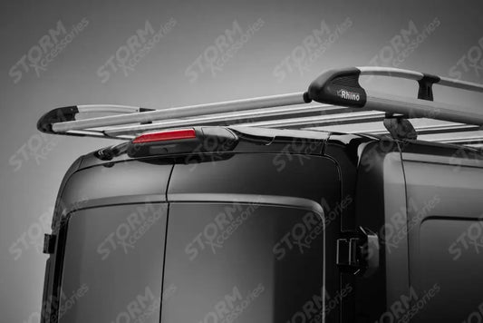 Kammrack Aluminium Van Roof Rack For Ford Transit Custom 2023 On LWB Low Roof (L2h1) Twin Rear Doors