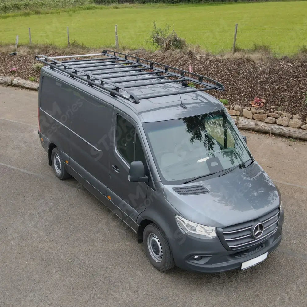 Kammrack Black For Mercedes Sprinter 2018 On - Medium Wheelbase - Low Roof