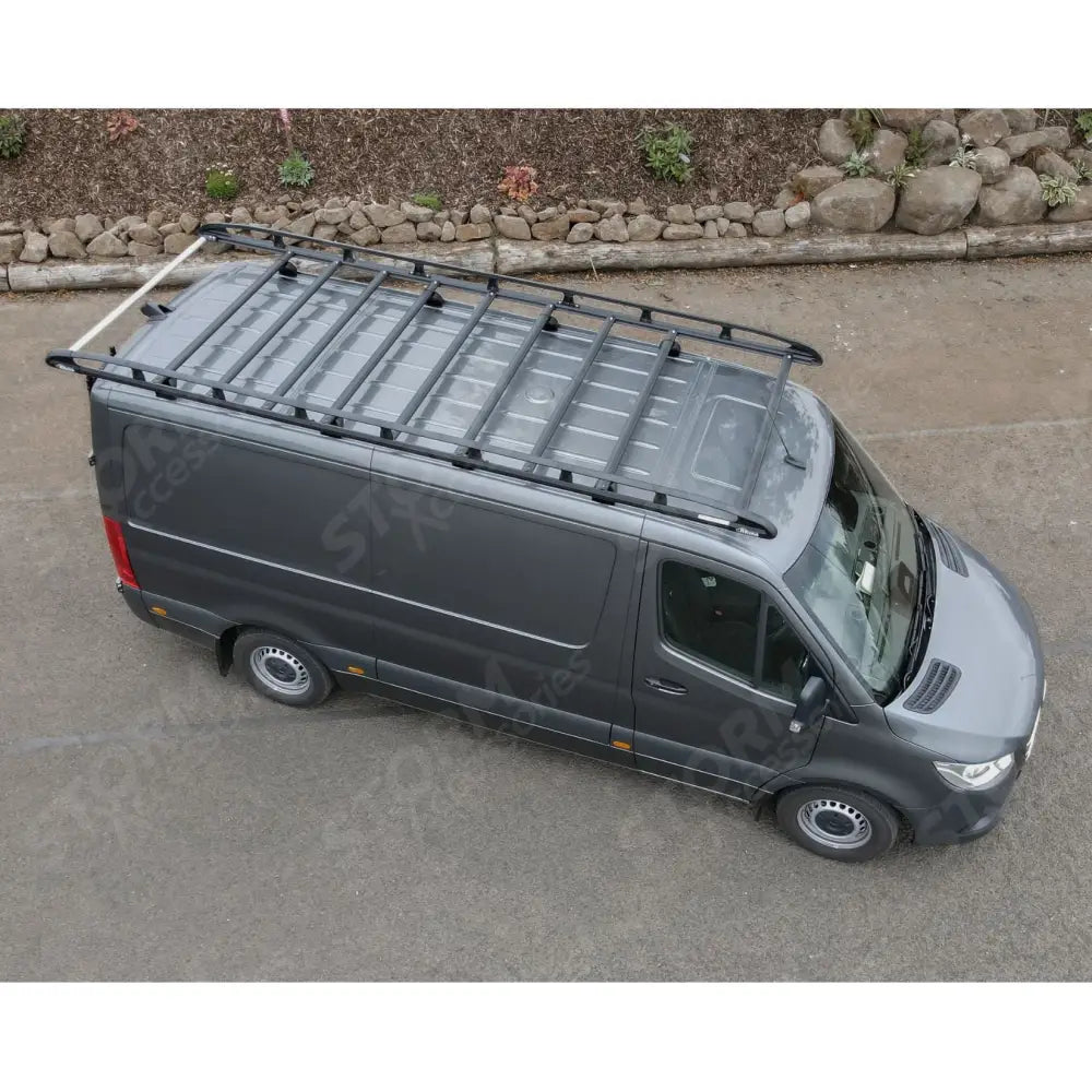 Kammrack Black For Mercedes Sprinter 2018 On - Medium Wheelbase - Low Roof