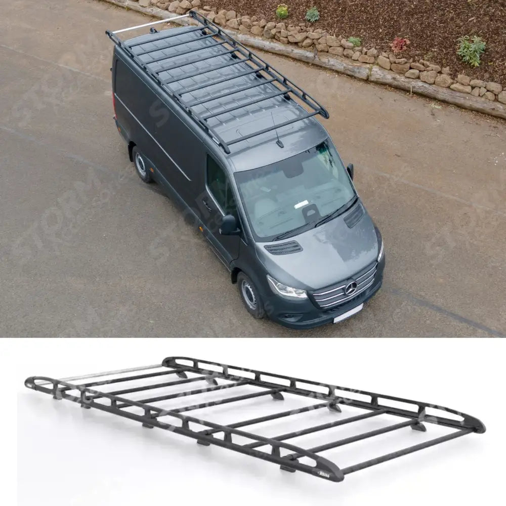 Kammrack Black For Mercedes Sprinter 2018 On - Medium Wheelbase - Low Roof
