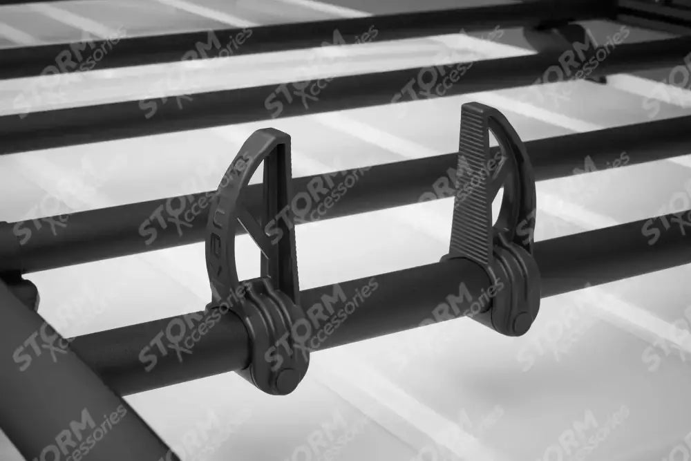 Kammrack Black for Volkswagen Transporter T6 2015-2023 - Long Wheelbase - Low Roof - Barn Door