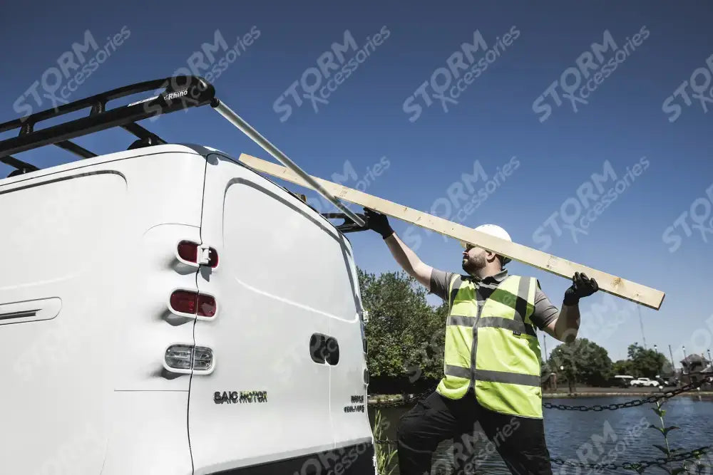 Kammrack Black for Volkswagen Transporter T6 2015-2023 - Long Wheelbase - Low Roof - Tailgate