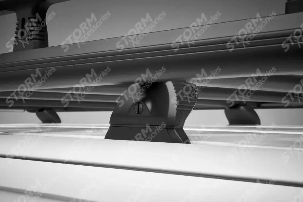 Kammrack Black for Volkswagen Transporter T6 2015-2023 - Long Wheelbase - Low Roof - Tailgate