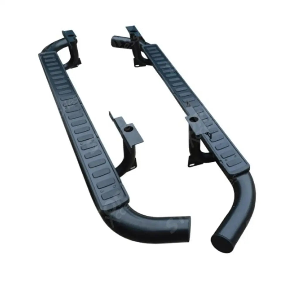 Land Rover Defender 110 Oem Style Running Boards Side Steps Pair Black