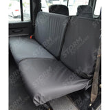 Land Rover Defender 1983-2007 90 110 - Rear Double And Single Seat Covers - Black
