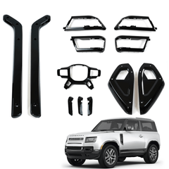 Land Rover Defender 2020-23 L663 90 110 130 Gloss Black Interior Styling Kit