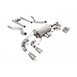 Land Rover Defender 90 2020+ 5.0 V8 525ps - Milltek Sport Non Resonated Opf Back System - Valaved GT-90 Brushed Titanium