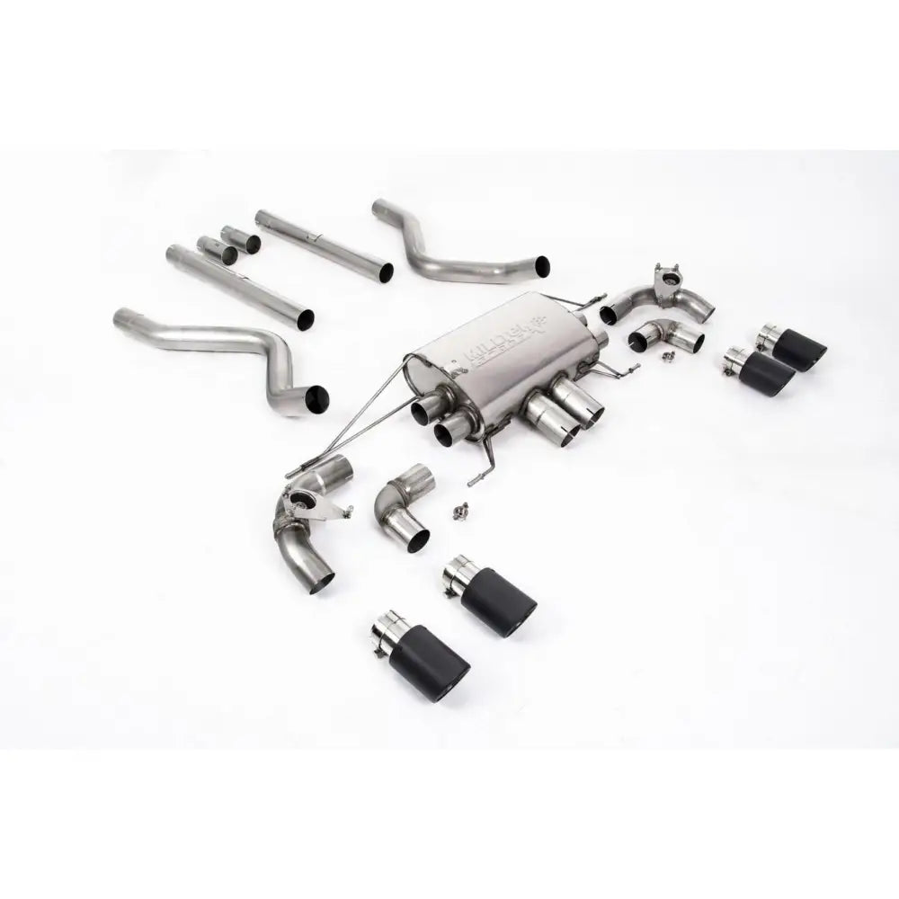 Land Rover Defender 90 2020+ 5.0 V8 525ps - Milltek Sport Non Resonated Opf Back System - Valaved Jet-90 Carbon
