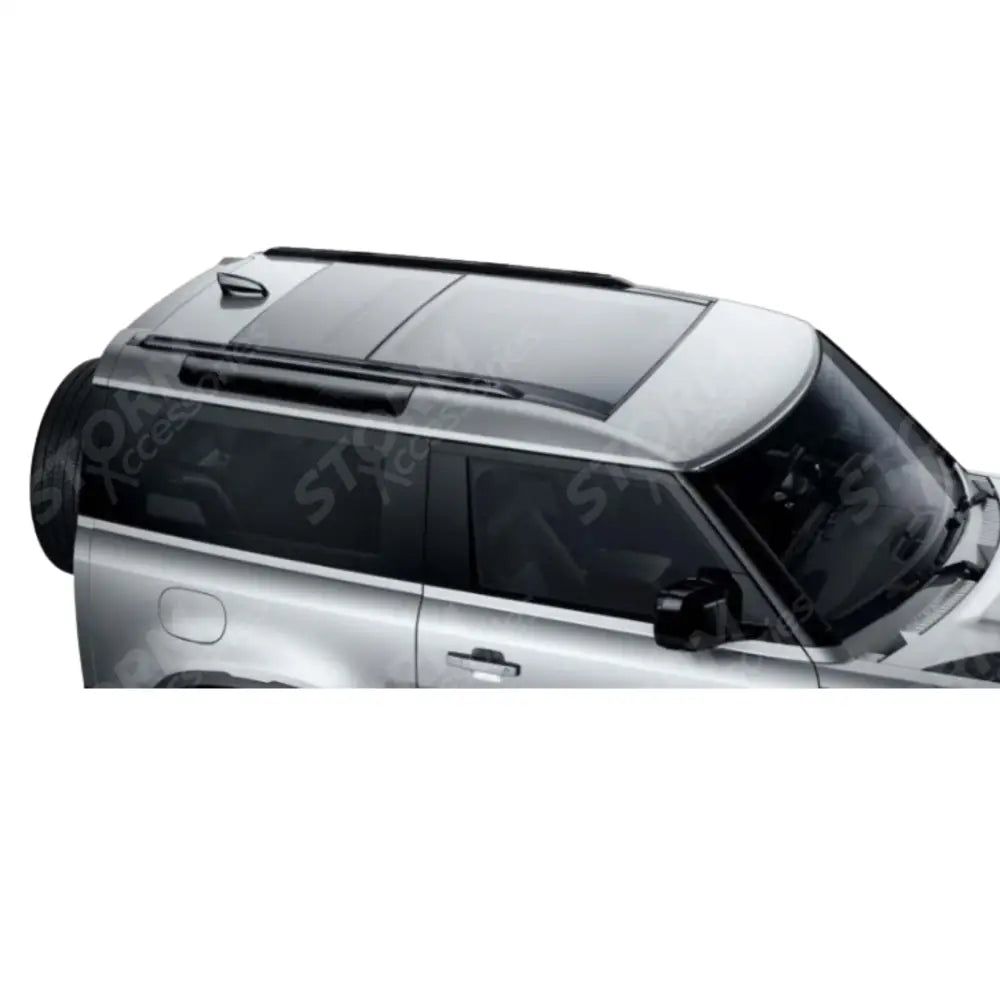 Land Rover Defender 90 L663 2020 On Oe Style Roof Rails - Pair - In Gloss Black
