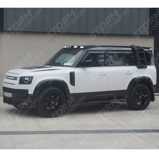 Land Rover Defender L663 2020+ 110 4pc STX Wind Deflectors - External Fit -Clear