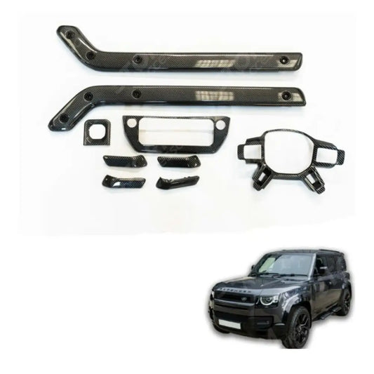 Land Rover Defender L663 2020 - 2024 Interior Trim Kit - Carbon Fibre Look