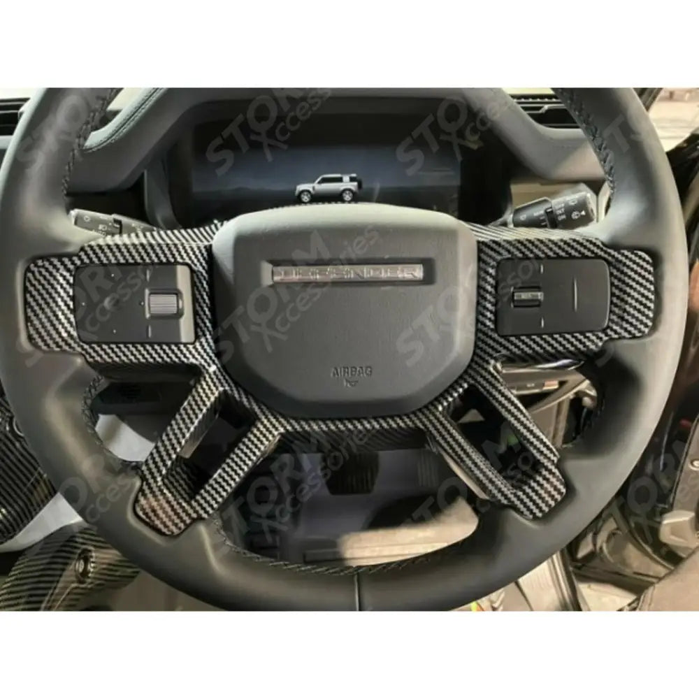 Land Rover Defender L663 2020 - 2024 Interior Trim Kit - Carbon Fibre Look