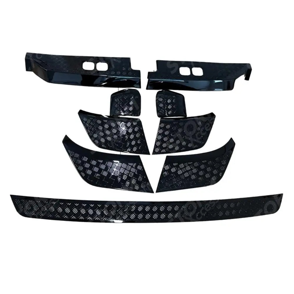 Land Rover Defender L663 2020 On Anti-Scratch Protective Trim Set - In Gloss Black