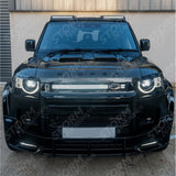 Land Rover Defender L663 2020 On Led Dynamic Front Grill - Gloss Black