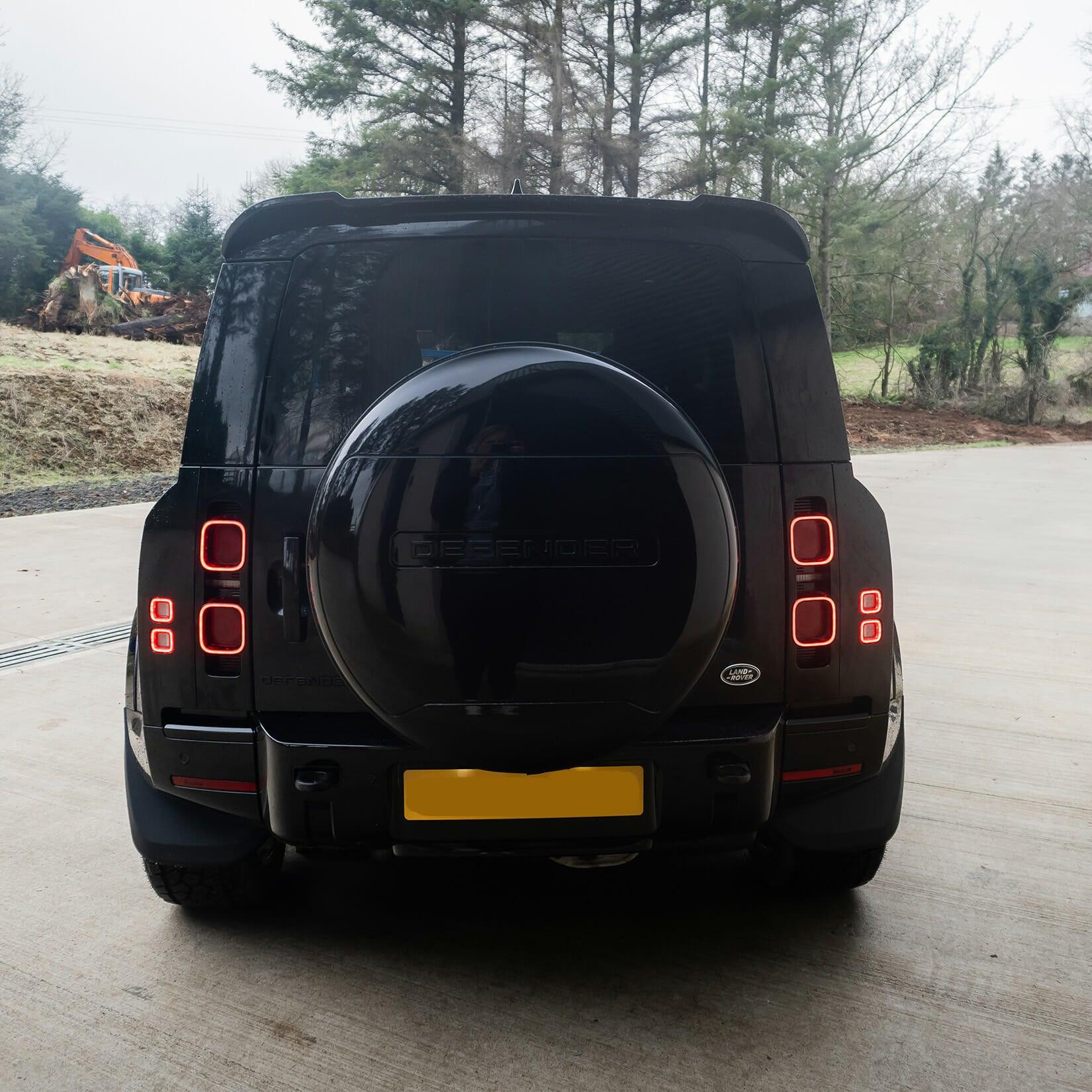LAND ROVER DEFENDER L663 2020 ON OEM STYLE REAR SPARE WHEEL COVER COLOUR CODED Gloss Black - Storm Xccessories2