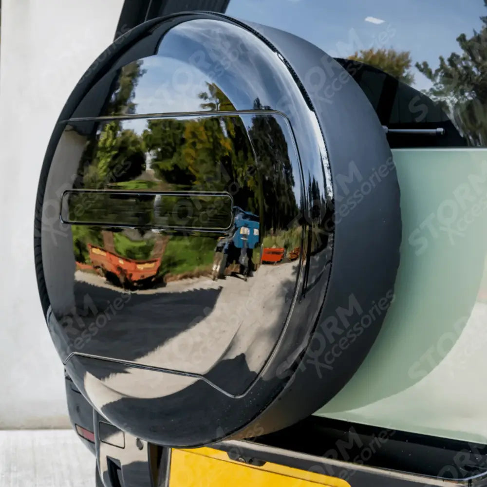 Land Rover Defender L663 90 / 110 / 130 2020 On Oem Style Rear Spare Wheel Cover Colour Coded Gloss Black