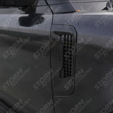 Land Rover Defender L663 90 / 110 / 130 2020 On - Side Vents In Gloss Black