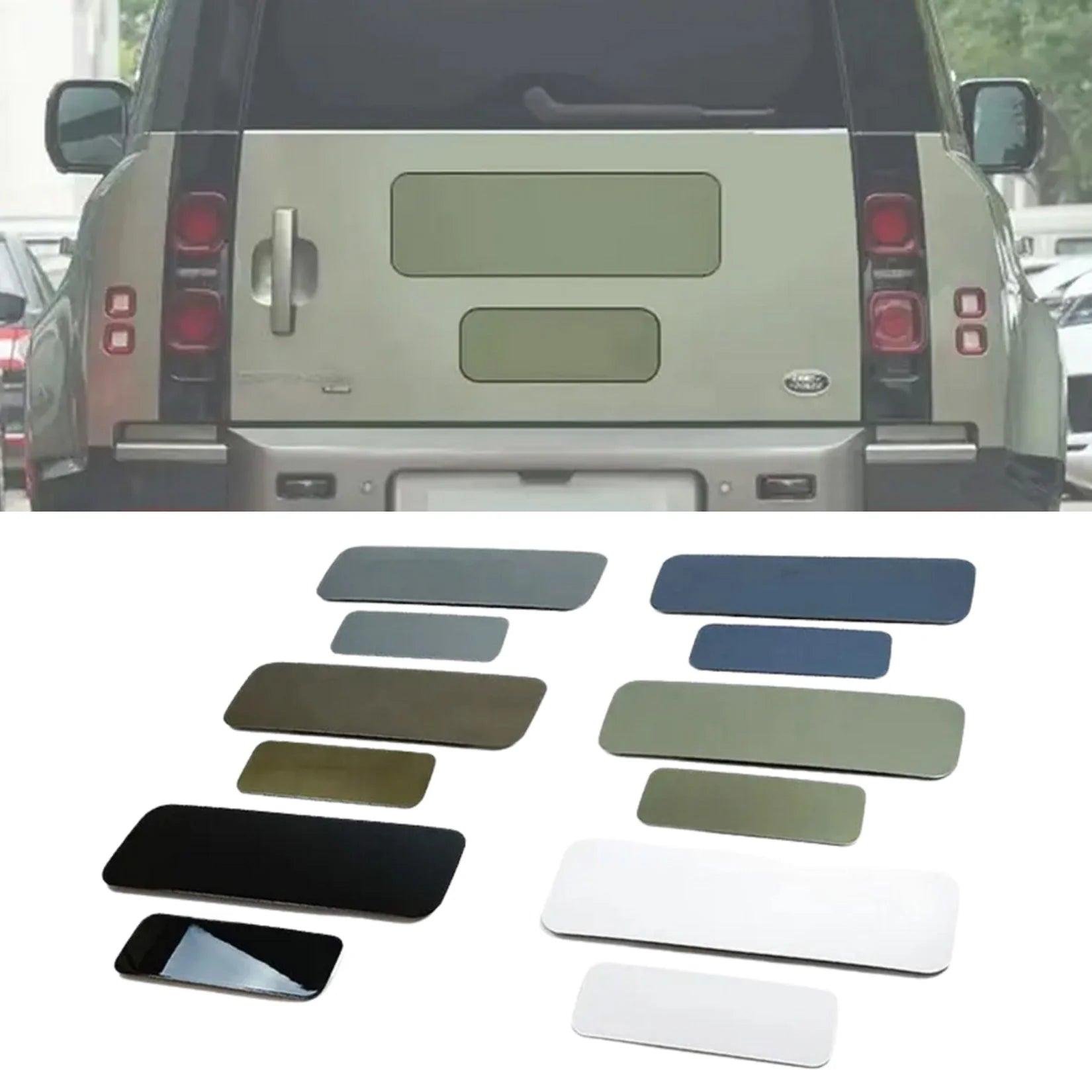 LAND ROVER DEFENDER L663 90 /110 / 130 2020 ON - SPARE WHEEL COVER REMOVAL PLATE - COLOUR CODED - Storm Xccessories