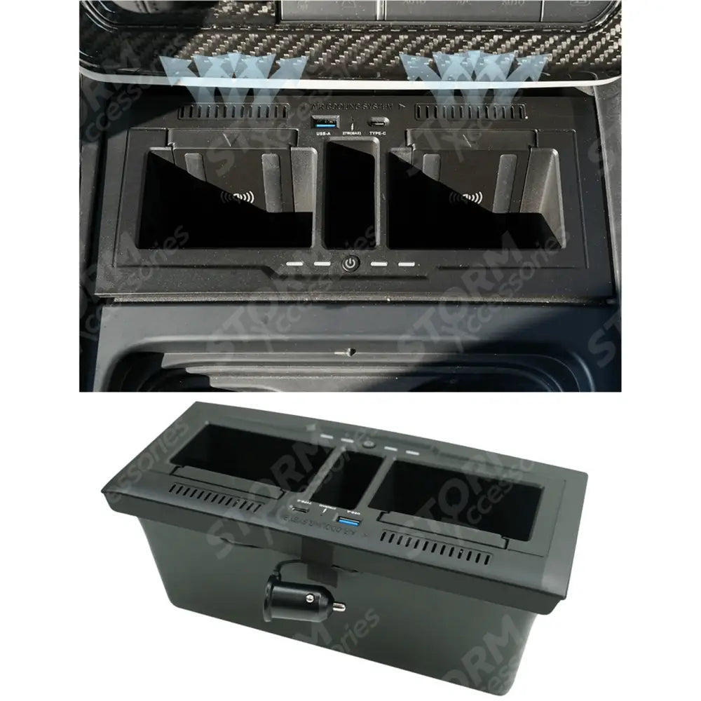 Land Rover Defender L663 90 / 110 / 130 2020 On - Wireless Charging Box