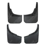 Land Rover Defender L663 90 & 110 2020 Oem Style Classic Mud Flaps - 4pcs - Black