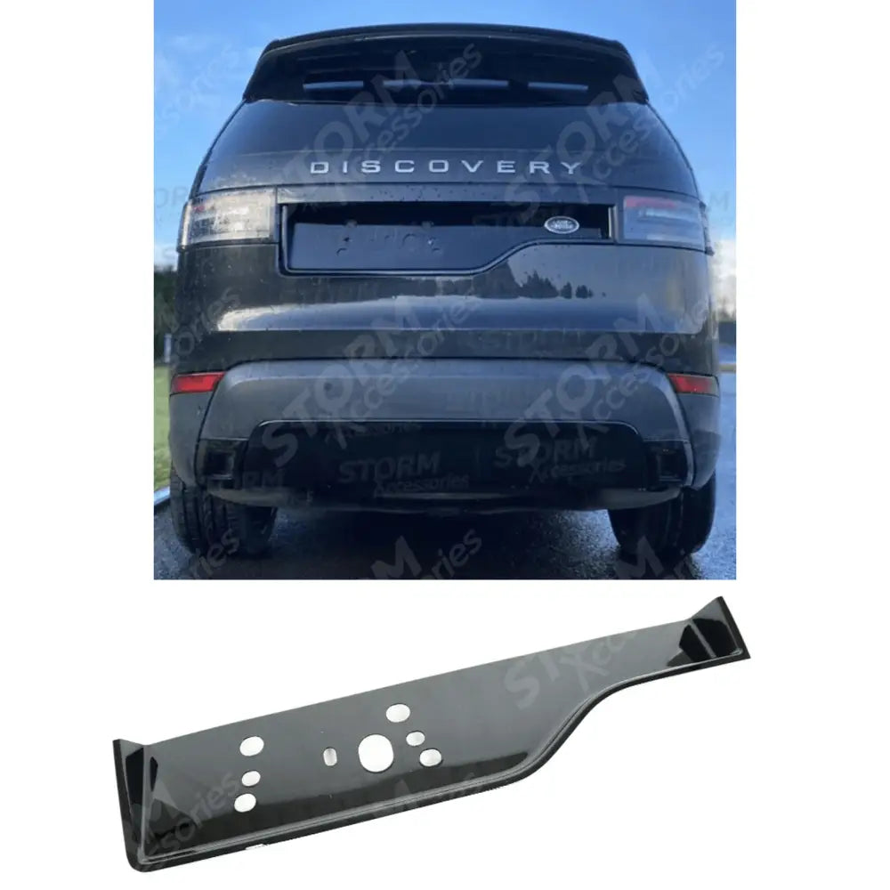 Land Rover Discovery 5 2017 On - Dynamic Rear Number Plate Moulding - Black