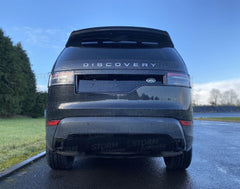 LAND ROVER DISCOVERY 5 2017 ON - REAR BUMPER TOW EYE COVER - EXHAUST TRIMS COVERS - DYNAMIC - BLACK - Storm Xccessories2