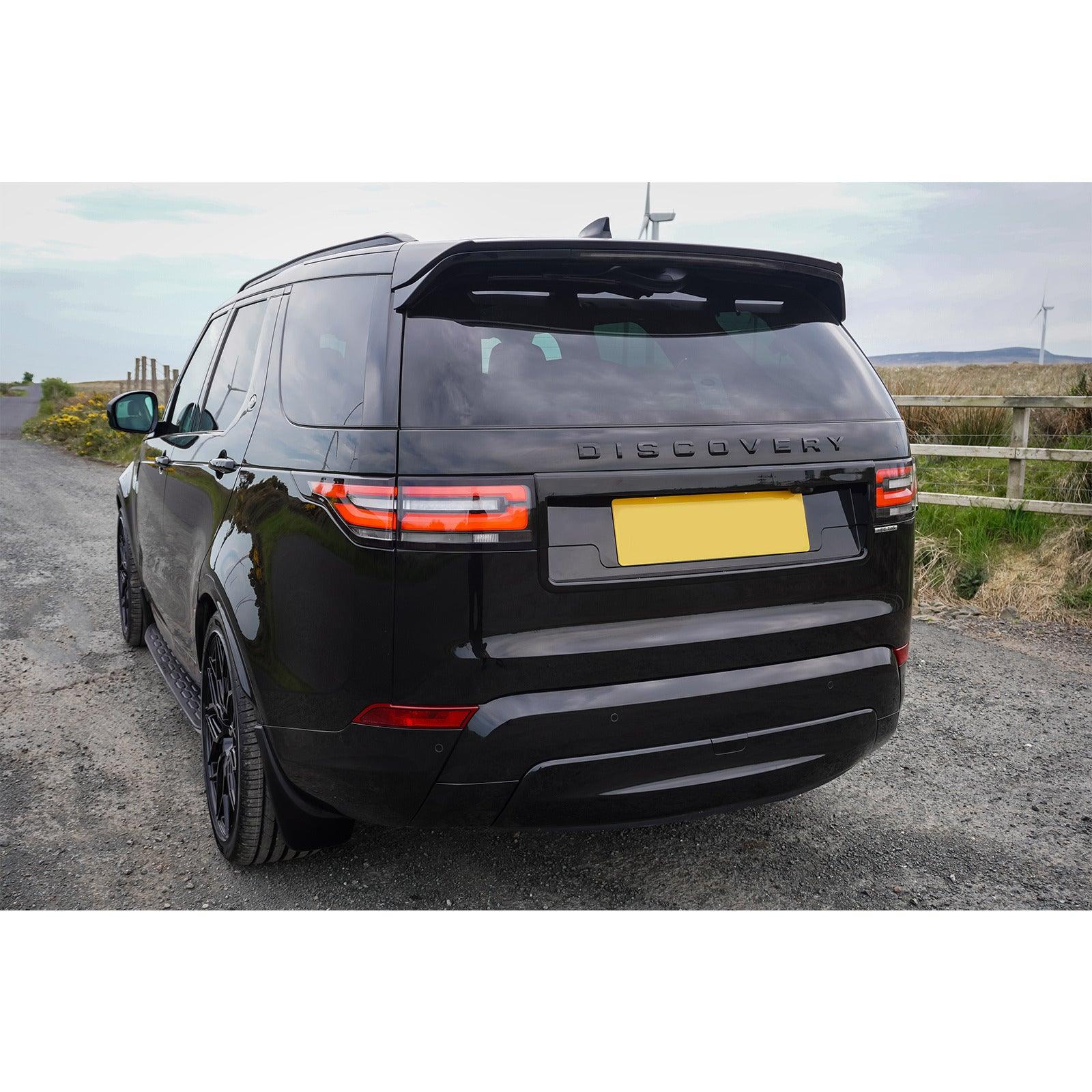 LAND ROVER DISCOVERY 5 2017 ON REAR TAILGATE NUMBER PLATE MOULDING ST LOOK - GLOSS BLACK - Storm Xccessories2