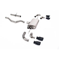Landrover Defender 110 2.0 L4 P300 & P400e - Milltek Sport Non Resonated (Louder) Opf Back System GT-90 Cerakote Black