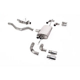 Landrover Defender 110 2.0 L4 P300 & P400e - Milltek Sport Resonated (Quieter) Opf Back System GT-90 Brushed Titanium