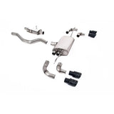 Landrover Defender 110 2.0 L4 P300 & P400e - Milltek Sport Resonated (Quieter) Opf Back System GT-90 Cerakote Black