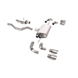 Landrover Defender 110 3.0 L6 P400 - Milltek Sport Resonated (Quieter) Opf Back System GT-90 Brushed Titanium