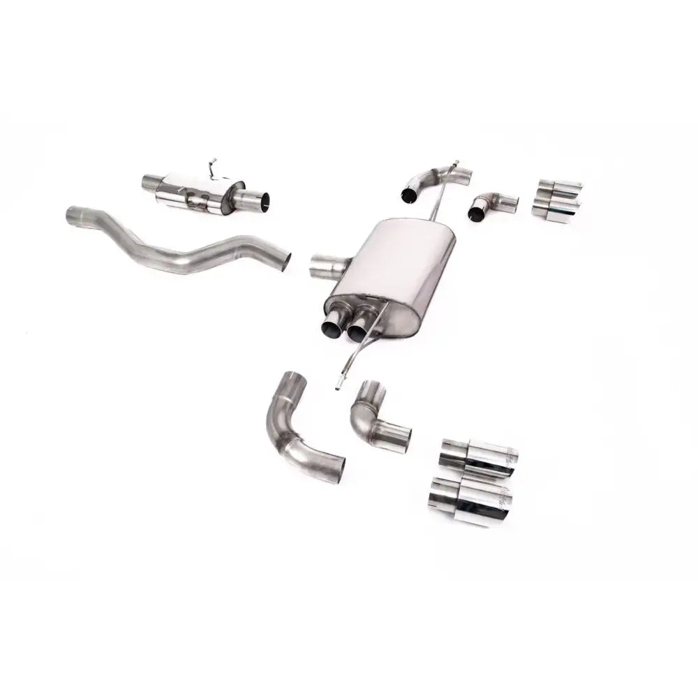 Landrover Defender 110 3.0 L6 P400 - Milltek Sport Resonated (Quieter) Opf Back System GT-90 Polished