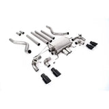 Landrover Defender 110 5.0 V8 525ps - Milltek Sport Non Resonated Opf Back System - Valaved GT-90 Cerakote Black