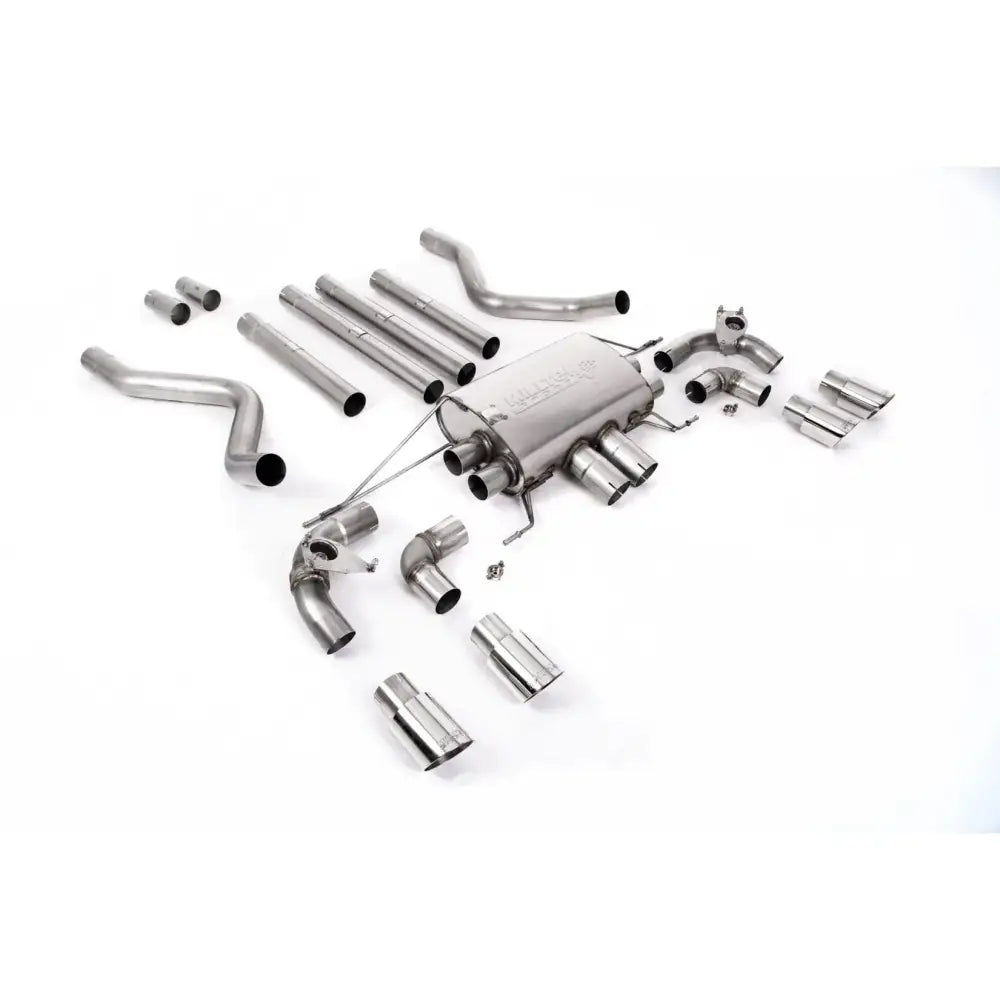 Landrover Defender 110 5.0 V8 525ps - Milltek Sport Non Resonated Opf Back System - Valaved GT-90 Polished