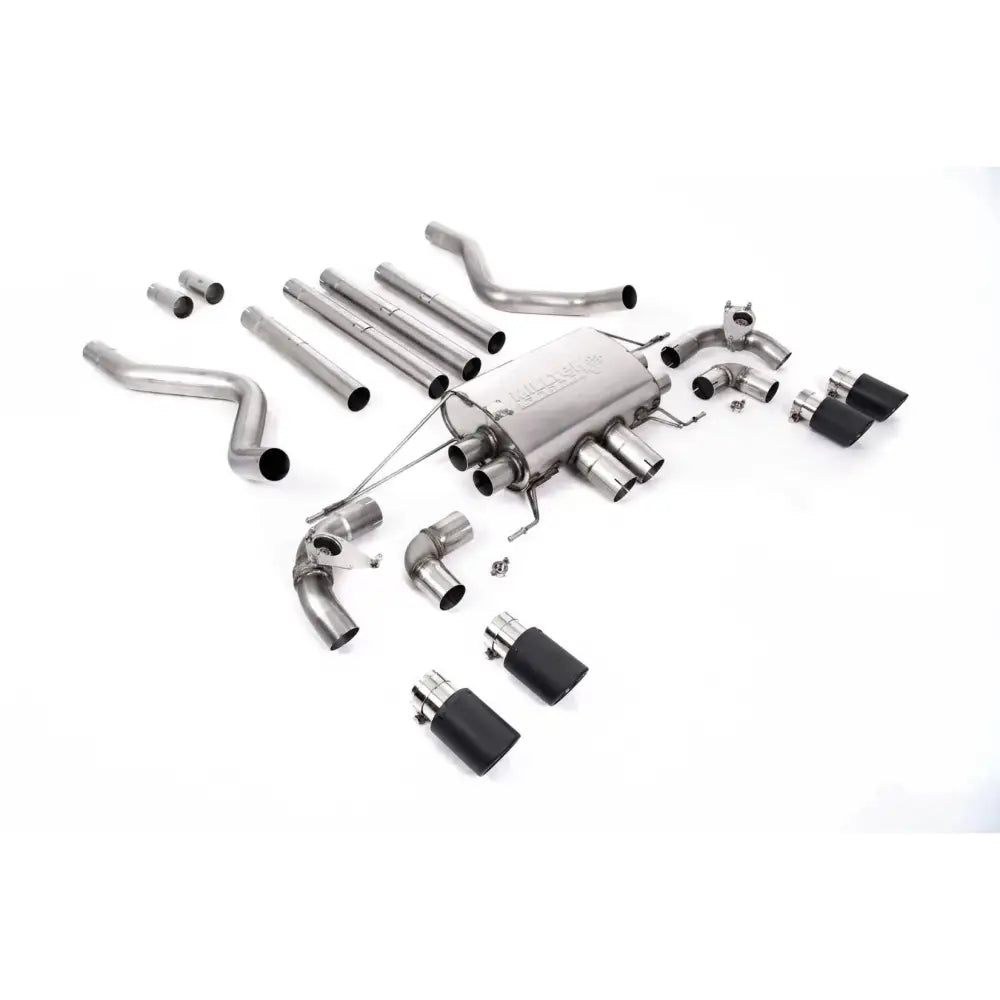 Landrover Defender 110 5.0 V8 525ps - Milltek Sport Non Resonated Opf Back System - Valaved Jet-90 Carbon