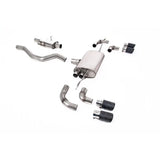 Landrover Defender 90 2.0 L4 P300 & P400e - Milltek Sport Resonated (Quieter) Opf Back System Jet-90 Carbon