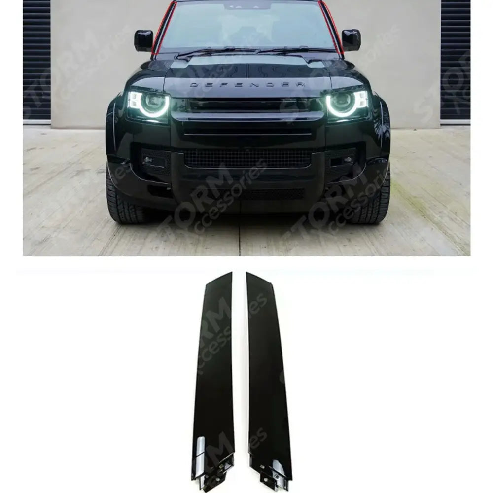 Landrover Defender L663 2020+ - Gloss Black A Pillar Trims