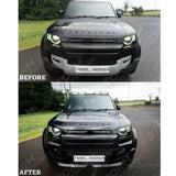 Landrover Defender L663 2020+ - Roof Light Pod V2 - Gloss Black