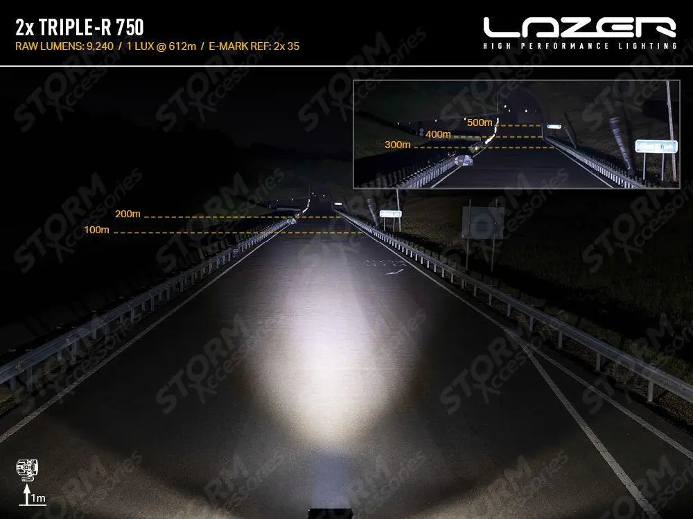 Lazer Grille Kit Triple-R 750 With Side Lights For Renault Trafic 2023+