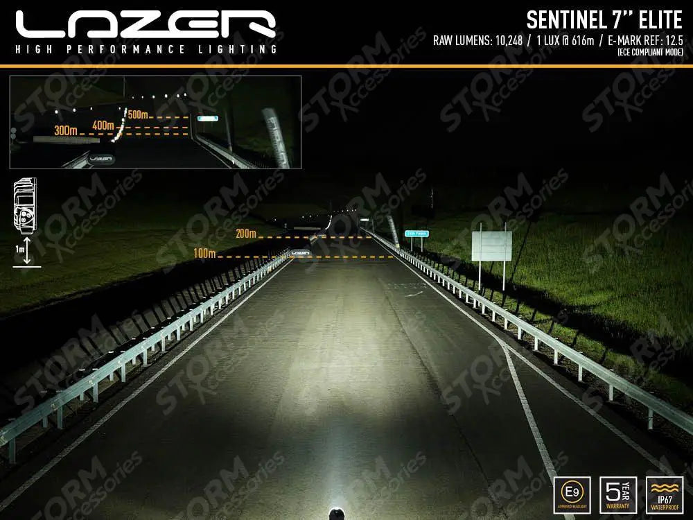 Lazer Lamps Sentinel 9" Spot Light - Elite