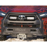 Lazer Light Grille Kit Triple-R 750 Standard With Side Lights For Toyota Hilux Invincible X 2021 On