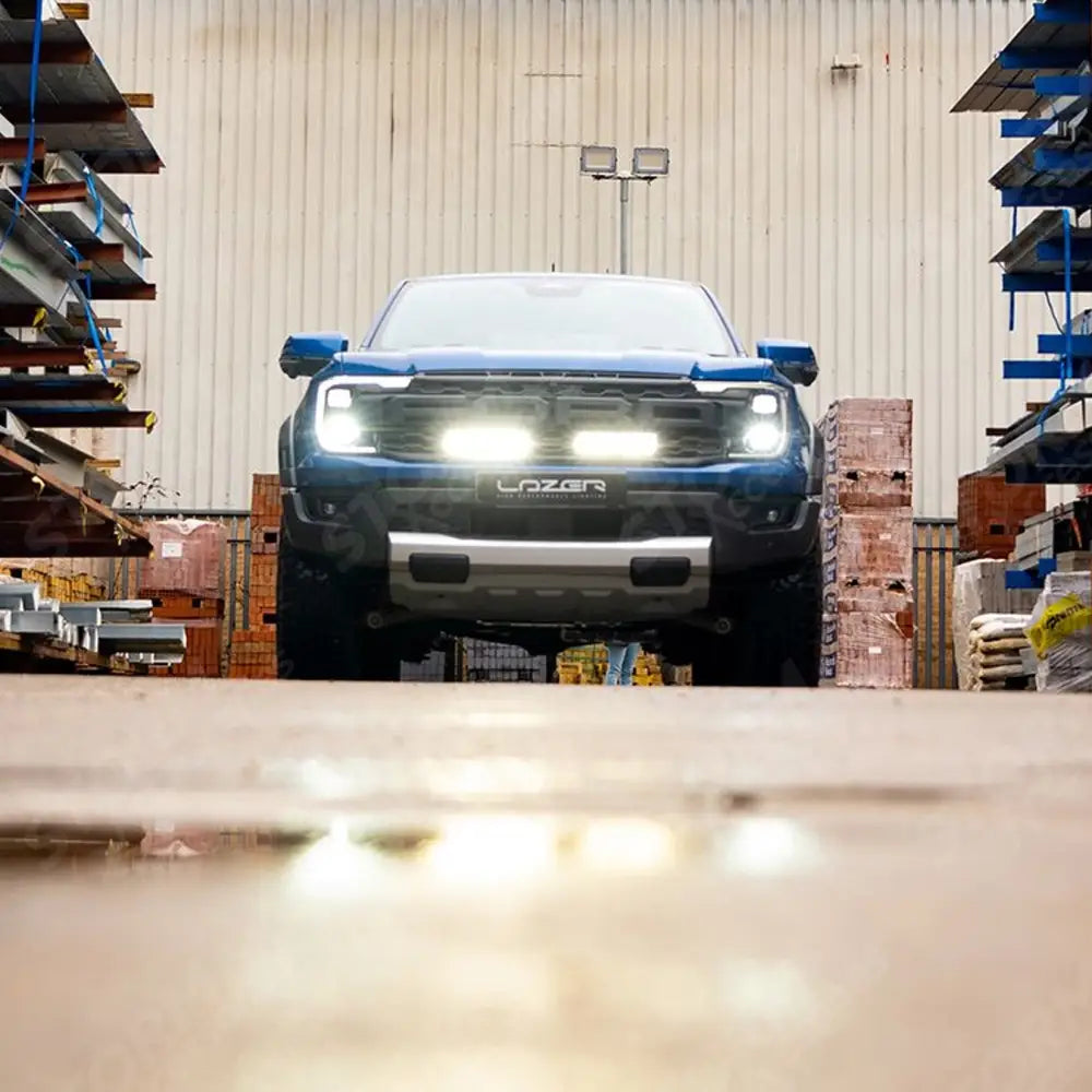 Lazer Light Grille Kit Triple-R 850 Beacon For Ford Ranger Raptor (2023+) - Lazer Lamps