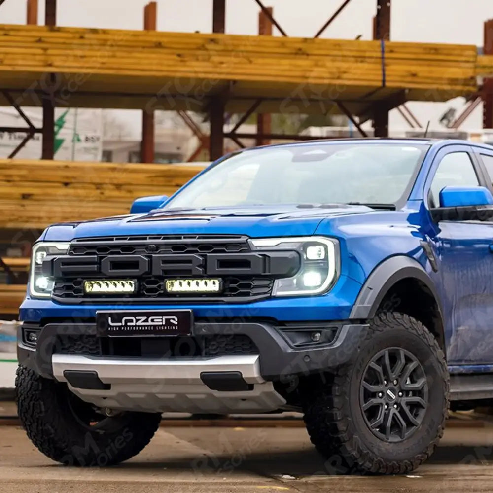 Lazer Light Grille Kit Triple-R 850 Beacon For Ford Ranger Raptor (2023+) - Lazer Lamps