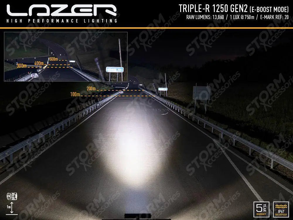 Lazer Lights - Triple-r 1250 Gen 2 23" Light Bar - With Pos Light