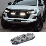 LED Autolamps 12/24V Low-Profile 3-LED Amber Warning Lamp